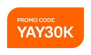 YAY30K promo code