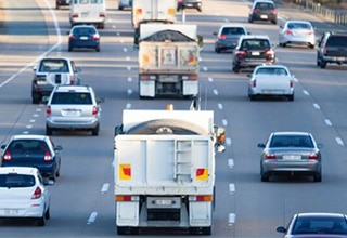 Car traffic jam Image