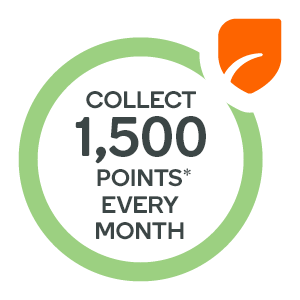 Collect 1,500 points