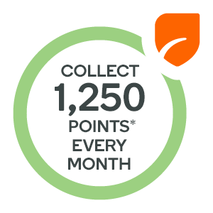 Collect 1,250 points