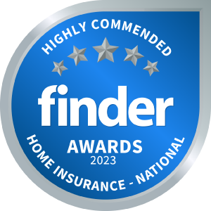 Finder Satisfaction Awards 2023 award for Highly Commended Car Insurance - National.