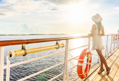 Woman in a cruise